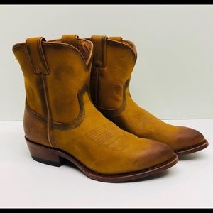 Frye Billy Distressed Short Cowboy Boot